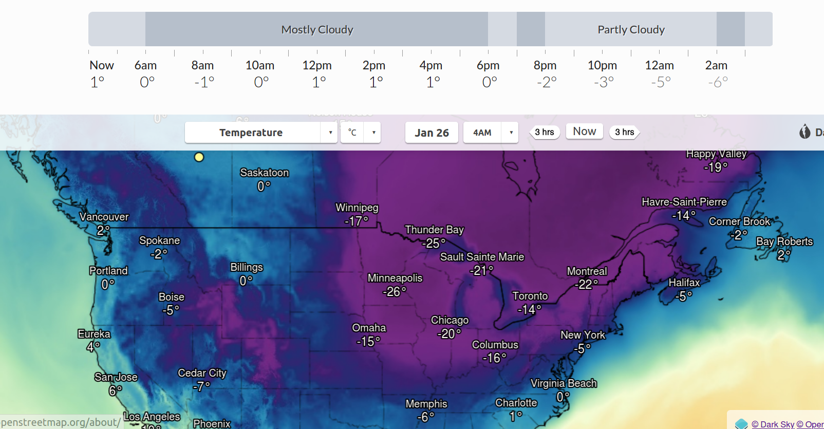 Edmonton Temperature